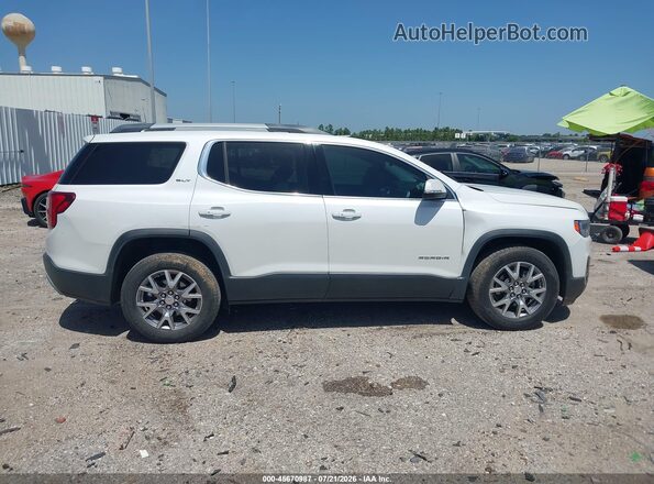 1GKKNMLS8MZ203335 2021 GMC ACADIA White Vista interior trasera