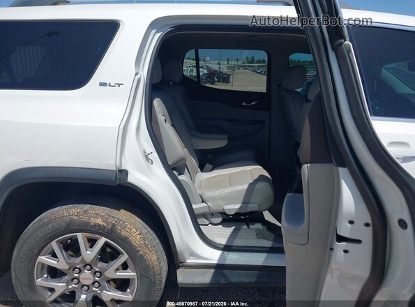 1GKKNMLS8MZ203335 2021 GMC ACADIA White Vista de la etiqueta del VIN