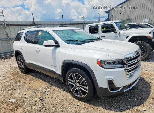 1GKKNMLSXMZ125057 2021 GMC ACADIA Белый Передняя правая четверть