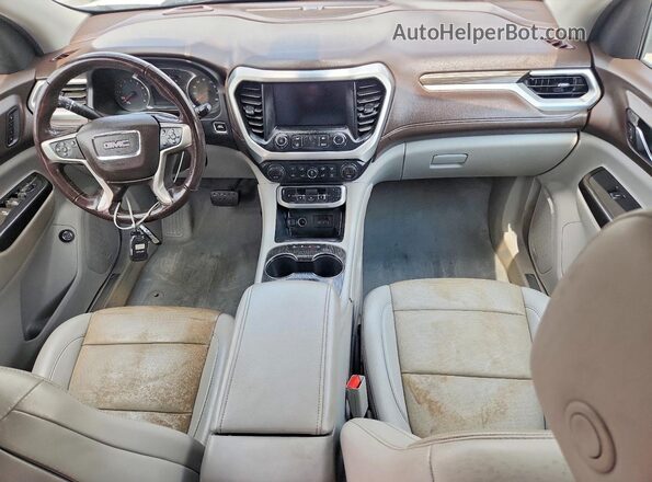 1GKKNMLSXMZ125057 2021 GMC ACADIA Белый Вид панели приборов