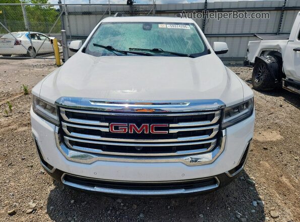 1GKKNMLSXMZ125057 2021 GMC ACADIA Белый Вид спереди