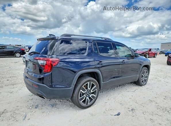 1GKKNMLSXMZ163193 2021 GMC ACADIA Blue Հետևի աջ