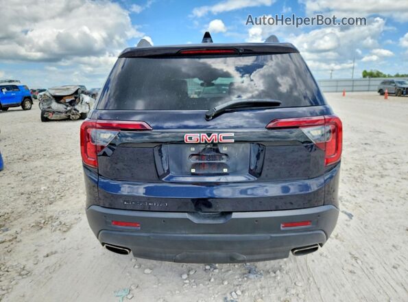 1GKKNMLSXMZ163193 2021 GMC ACADIA Blue Հետևի տեսք