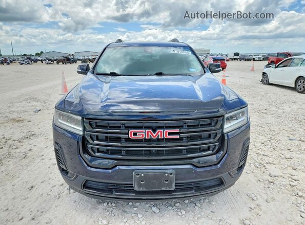 1GKKNMLSXMZ163193 2021 GMC ACADIA Blue Դիմացի տեսք