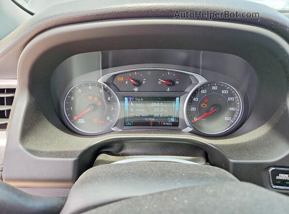1GKKNNLS3HZ322289 2017 GMC ACADIA Черный Вид щитка приборов