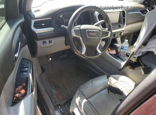 1GKKNNLS7HZ178343 2017 GMC ACADIA Темно-бордовый Вид панели приборов