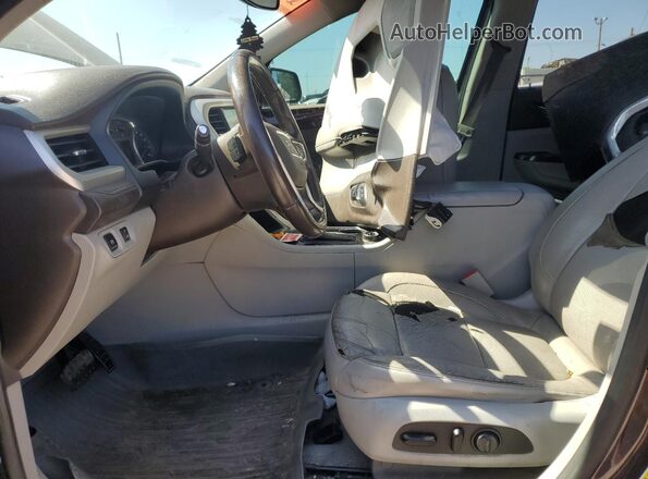1GKKNNLS7HZ178343 2017 GMC ACADIA Темно-бордовый Вид салона спереди