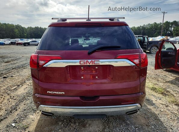 1GKKNPLS0HZ272995 2017 GMC ACADIA Burgundy Vista trasera