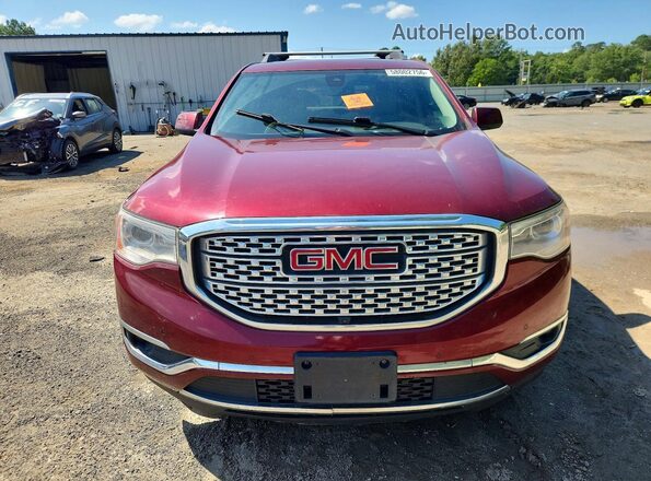 1GKKNPLS0HZ272995 2017 GMC ACADIA Burgundy Vista frontal