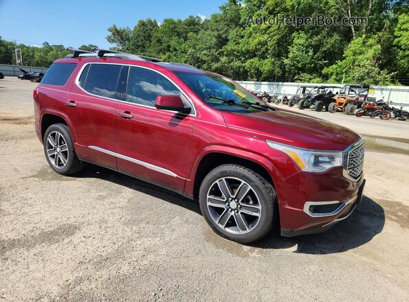 1GKKNPLS0HZ272995 2017 GMC ACADIA Burgundy Delantero derecho