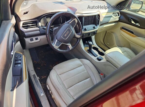 1GKKNPLS0HZ272995 2017 GMC ACADIA Burgundy Vista del salpicadero
