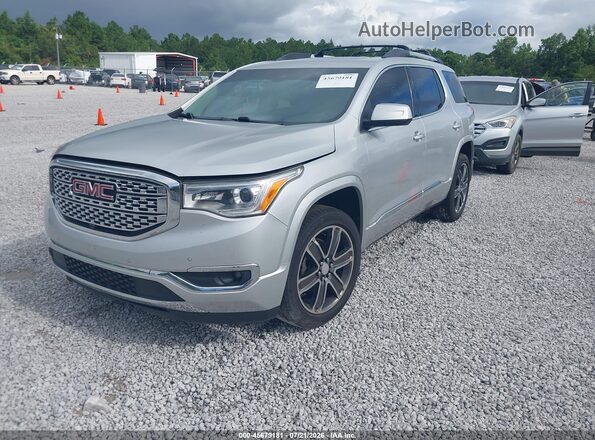 1GKKNPLS0JZ201480 2018 GMC ACADIA Silver Vista tres cuartos delantera izquierda