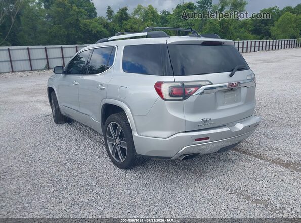 1GKKNPLS0JZ201480 2018 GMC ACADIA Silver Trasero izquierdo