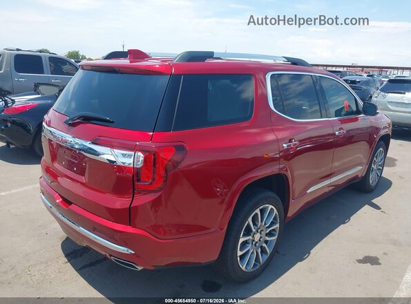 1GKKNPLS0PZ265365 2023 GMC ACADIA Red Trasero derecho