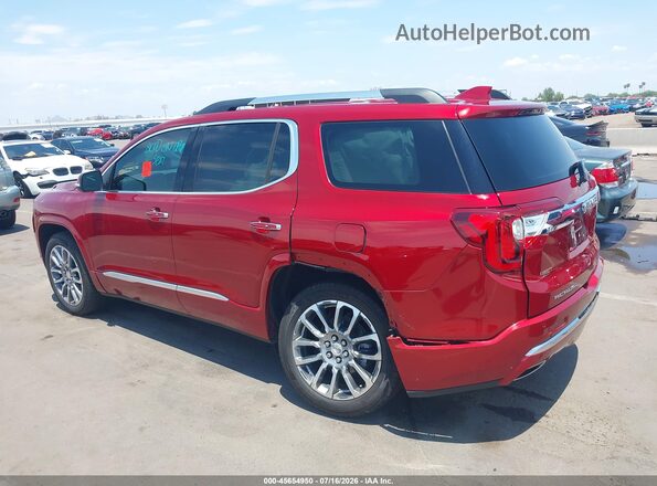 1GKKNPLS0PZ265365 2023 GMC ACADIA Red Vista frontal