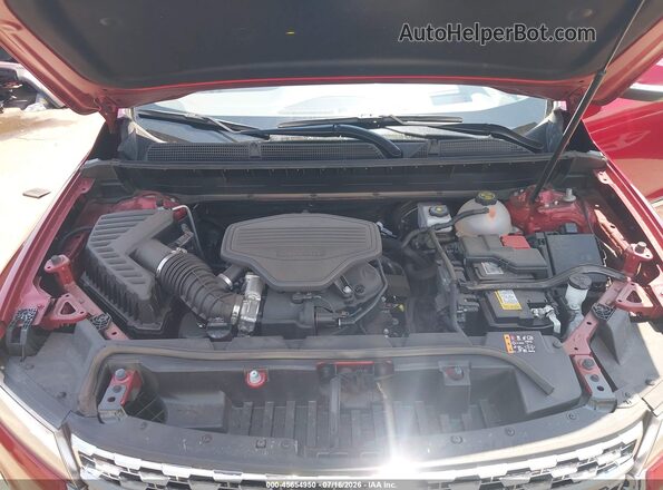 1GKKNPLS0PZ265365 2023 GMC ACADIA Red Vista trasera
