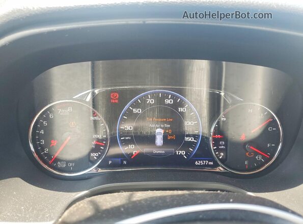 1GKKNPLS1MZ162211 2021 GMC ACADIA Black Вид щитка приладів