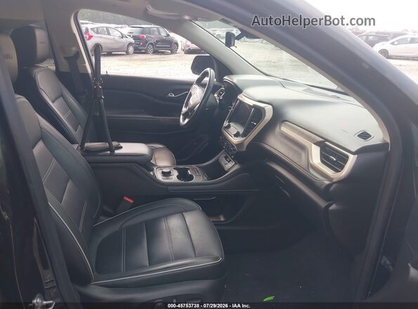 1GKKNPLS1MZ180904 2021 GMC ACADIA Black Widok wnętrza z przodu