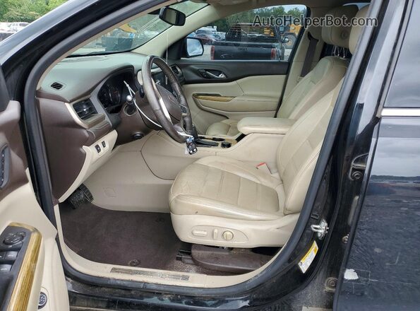 1GKKNPLS2JZ139578 2018 GMC ACADIA Black Widok wnętrza z przodu