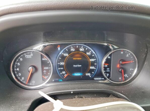 1GKKNPLS2JZ139578 2018 GMC ACADIA Black Widok zestawu wskaźników