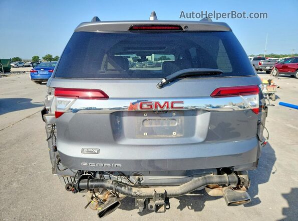 1GKKNPLS2MZ228510 2021 GMC ACADIA Gray Rear view