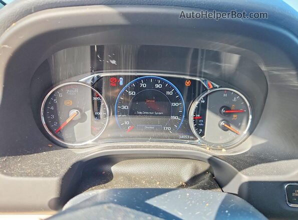 1GKKNPLS2MZ228510 2021 GMC ACADIA Gray Instrument cluster view