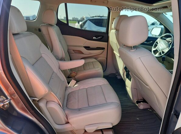1GKKNPLS2MZ228510 2021 GMC ACADIA Gray Rear interior view