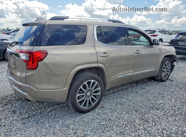 1GKKNPLS2NZ131230 2022 GMC ACADIA Tan Задня права чверть