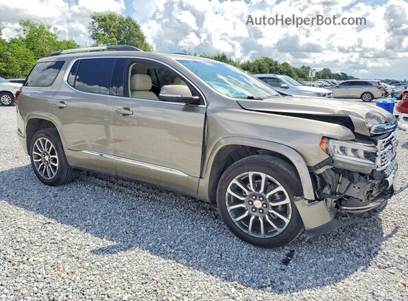 1GKKNPLS2NZ131230 2022 GMC ACADIA Tan Передня права чверть