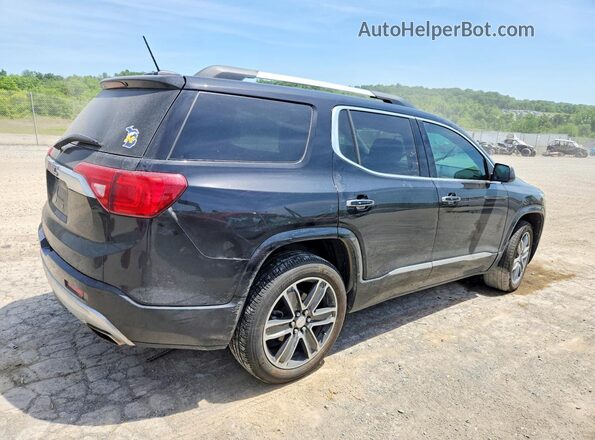 1GKKNPLS3HZ124159 2017 GMC ACADIA Черный Задняя правая четверть