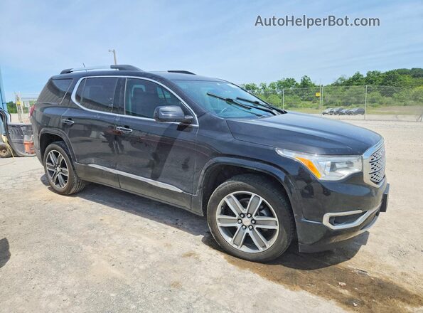 1GKKNPLS3HZ124159 2017 GMC ACADIA Черный Передняя правая четверть