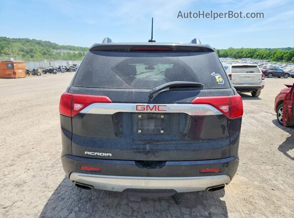 1GKKNPLS3HZ124159 2017 GMC ACADIA Черный Вид сзади