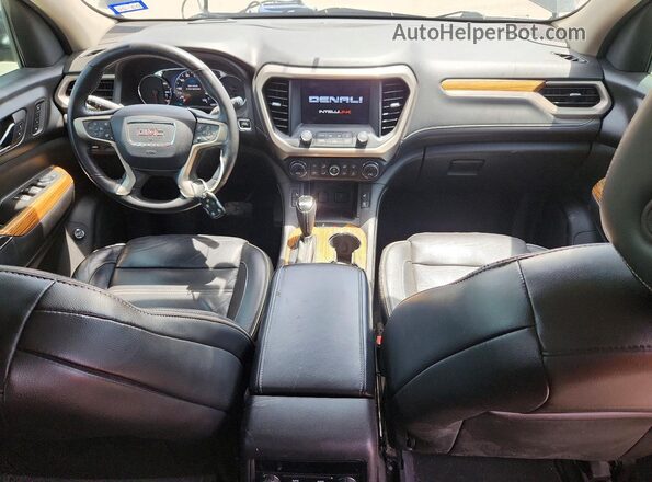 1GKKNPLS3HZ124159 2017 GMC ACADIA Черный Вид панели приборов
