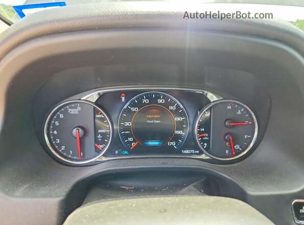 1GKKNPLS3HZ124159 2017 GMC ACADIA Черный Вид щитка приборов