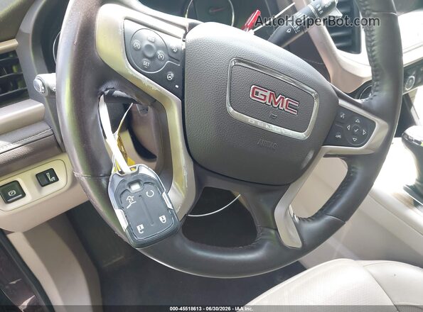 1GKKNPLS3JZ122563 2018 GMC ACADIA Burgundy Vista del salpicadero