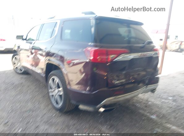 1GKKNPLS3JZ122563 2018 GMC ACADIA Burgundy Vista frontal