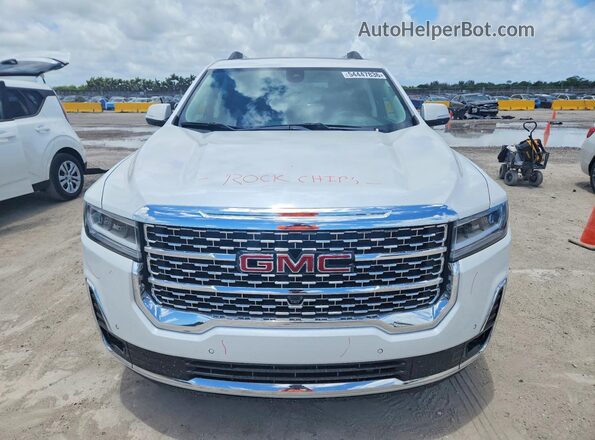 1GKKNPLS3NZ174751 2022 GMC ACADIA White Вид спереду