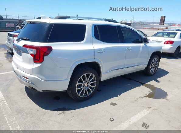 1GKKNPLS3PZ231582 2023 GMC ACADIA Белый Задняя правая четверть