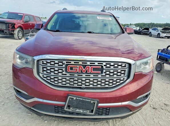 1GKKNPLS4HZ267170 2017 GMC ACADIA Maroon Widok z przodu