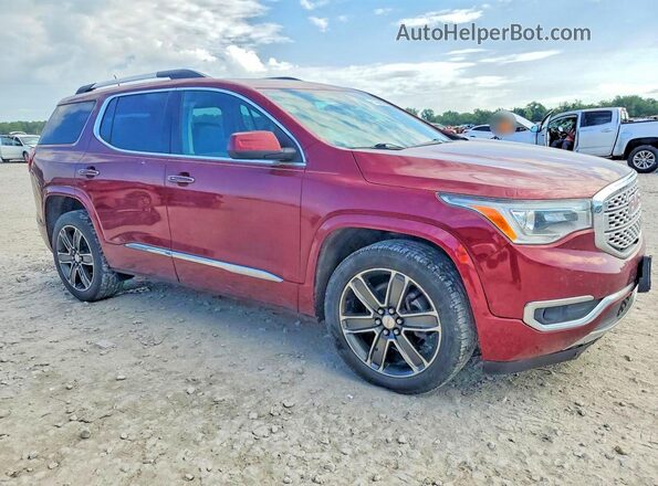 1GKKNPLS4HZ267170 2017 GMC ACADIA Maroon Przód prawy