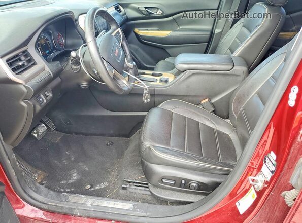 1GKKNPLS4HZ267170 2017 GMC ACADIA Maroon Widok wnętrza z przodu