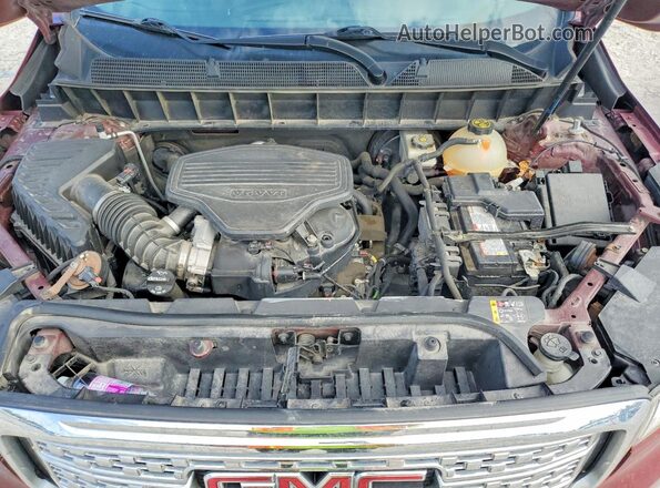 1GKKNPLS4HZ267170 2017 GMC ACADIA Maroon Widok komory silnika
