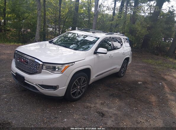 1GKKNPLS4JZ224731 2018 GMC ACADIA Белый Передняя левая четверть