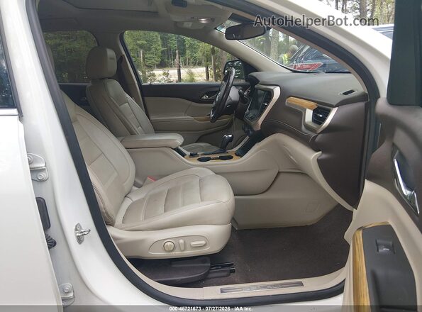 1GKKNPLS4JZ224731 2018 GMC ACADIA Белый Вид салона спереди