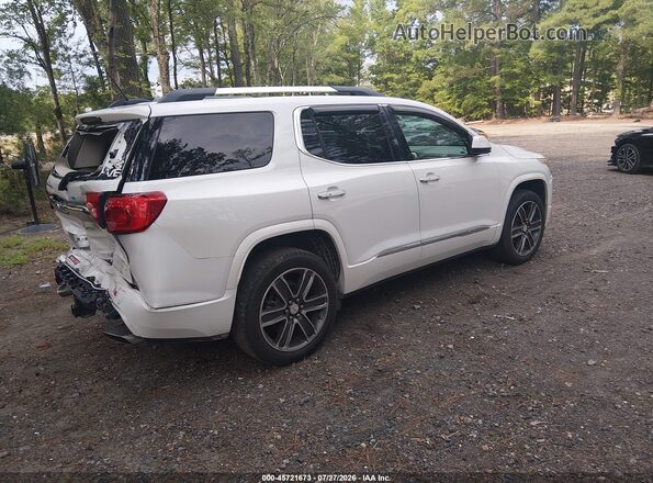 1GKKNPLS4JZ224731 2018 GMC ACADIA Белый Задняя правая четверть