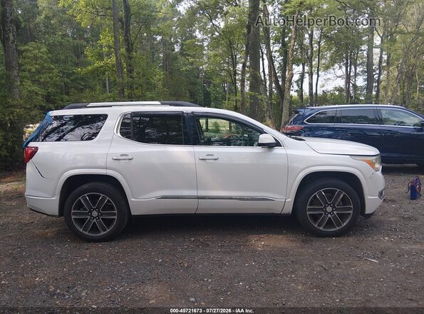 1GKKNPLS4JZ224731 2018 GMC ACADIA Белый Вид задней части салона