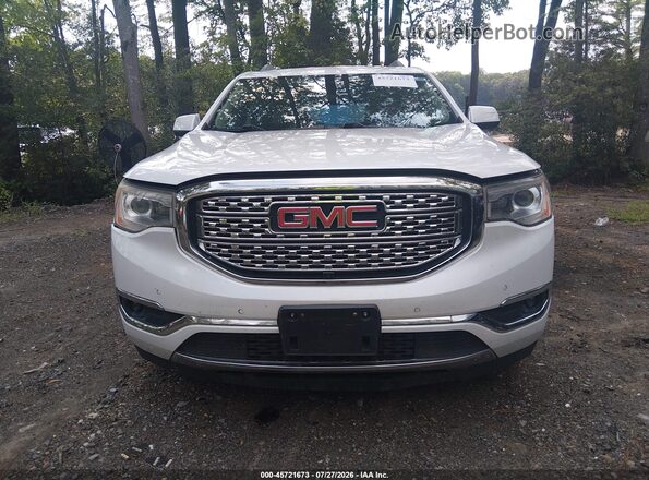 1GKKNPLS4JZ224731 2018 GMC ACADIA Белый Вид щитка приборов