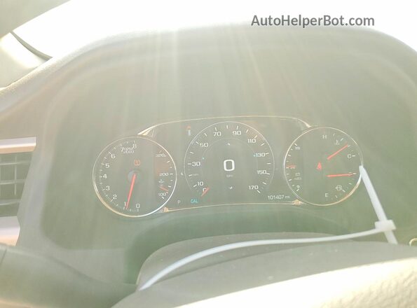 1GKKNPLS5KZ168459 2019 GMC ACADIA Red Instrument cluster view