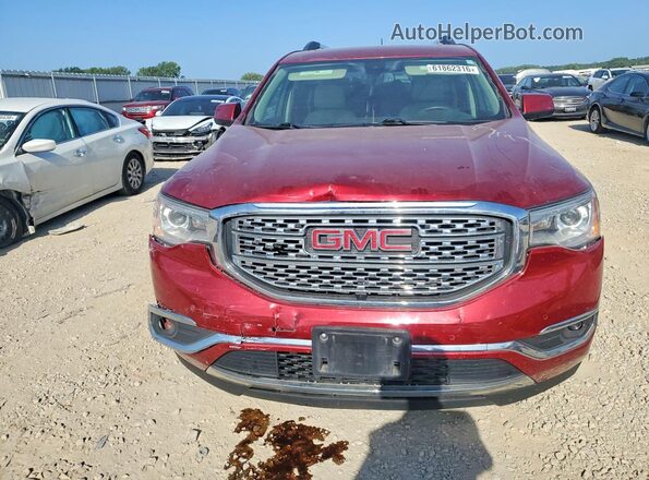 1GKKNPLS5KZ168459 2019 GMC ACADIA Red Front view