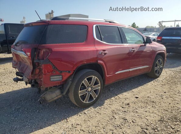 1GKKNPLS5KZ168459 2019 GMC ACADIA Red Rear right